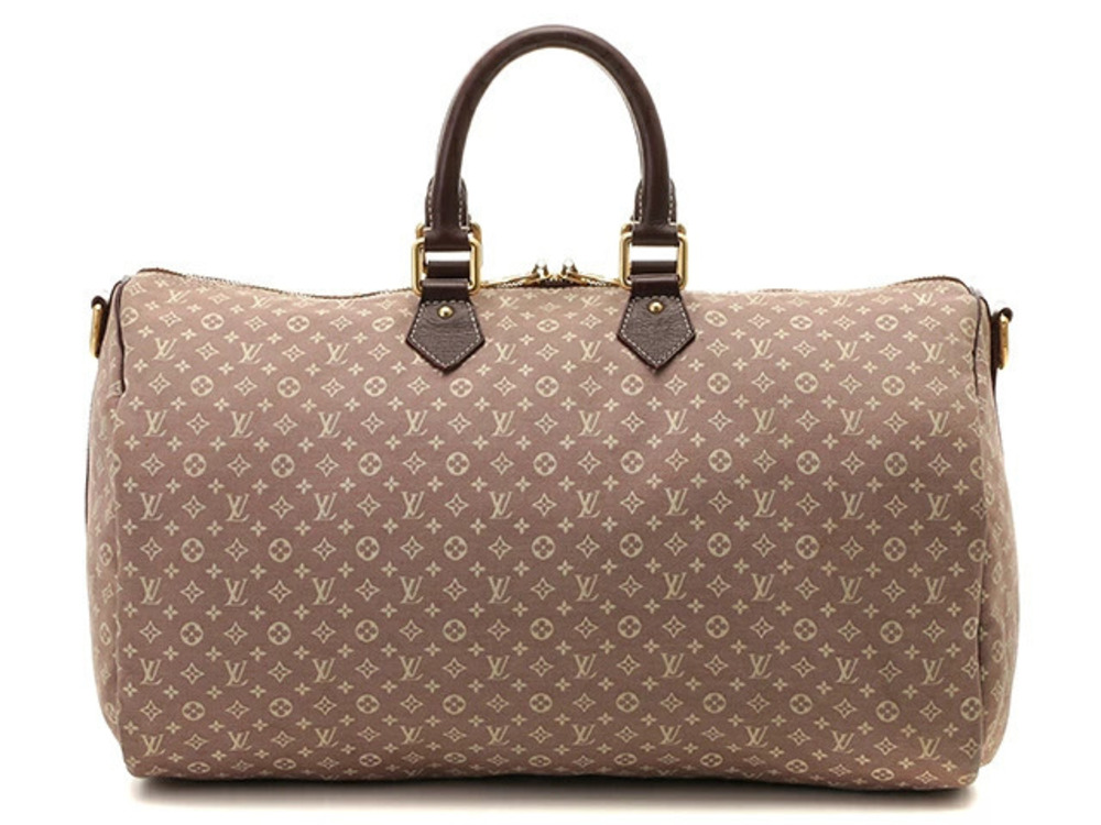 LOUIS VUITTON Speedy Voyage Boston Bag Monogram Idylle Sepia